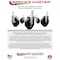 Service Caster 3'' Hard Rubber Wheel Swivel 3/4'' Square Stem Caster Set 2 Brakes, 4PK SCC-SQ20S314-HRS-PLB-34-2-S-2 - alternate 5